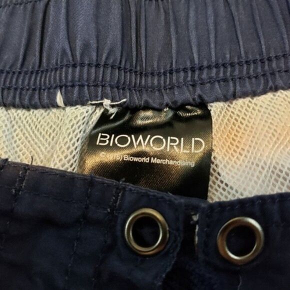 American Flag Shorts Size Small By Bioworld Swim - Picture 5 of 6